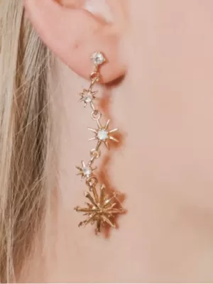Diamond Stars Earrings