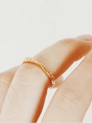 Gold Twisted Ring