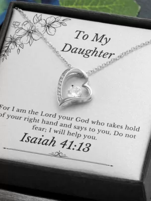 1 Forever Love Necklace To My Daughter