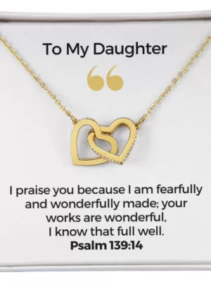 "Sparkle & Empower: Daughters Gifts - Radiant Necklace and Inspiring Message Card Set"