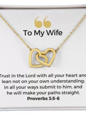 4 Interlocking Heart - To My Wife