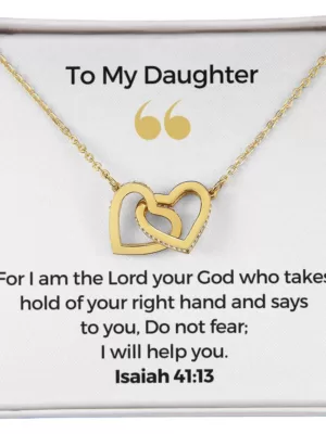 "Boost Her Confidence: Unmatched Daughters Gifts - Necklace and Inspiration Card Combo"