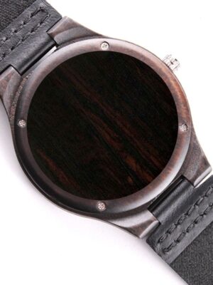 Engraved Wooden Watch