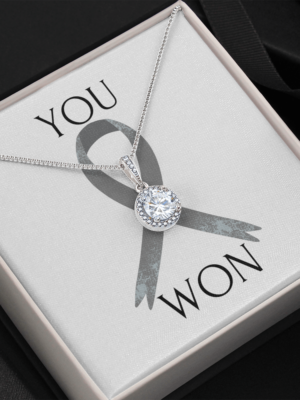 Eternal Hope Brain Cancer Awareness Necklace