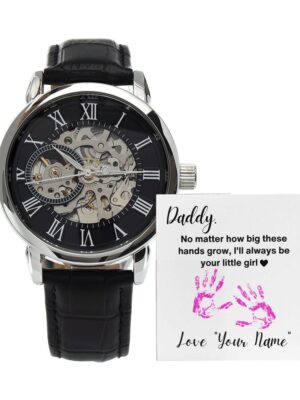 9 Men's Open Work Watch with Mohagny Box