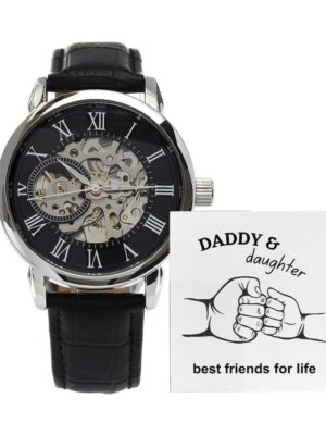 7 Men's Open Work Watch with Mohagny Box