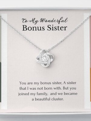 Bonus Sister necklace, Best Friend Necklace, Friendship Necklace, Sorority Sister necklace, Best Friend Gift, Gold Filled, Sterling Silver