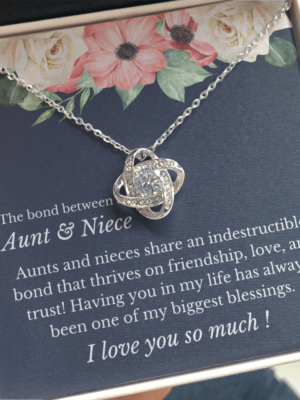 Aunt and Niece Necklace, Special Niece Necklace, Aunt and Niece Gift, Niece Keepsakes, Gift for Niece from Aunt, Auntie to Niece Jewelry