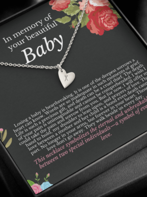Baby Loss Gift, Infant Loss Gifts, Loss of Baby Necklace, Miscarriage Necklace, Pregnancy Loss Sorry for your loss condolence gift baby Loss